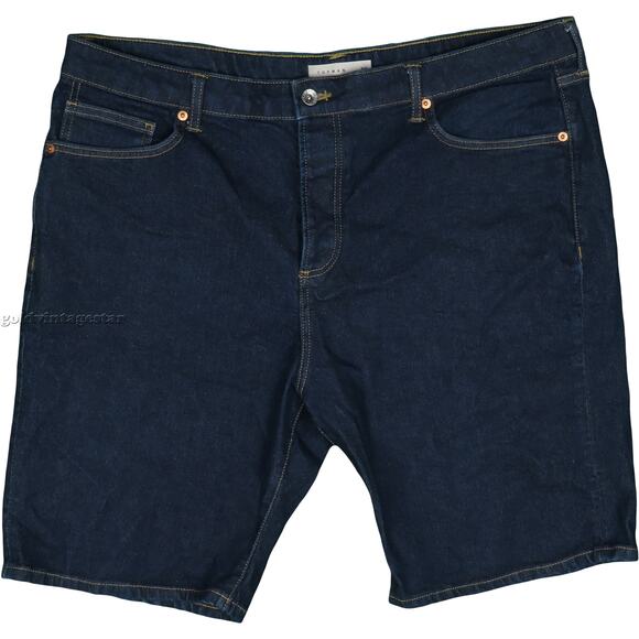 Topman Dark Denim Jean Shorts 40 - Picture 1 of 3